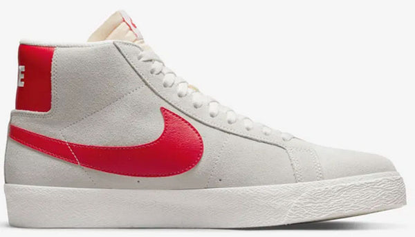 Nike SB Blazer Mid Shoes White University Red – - Main Image