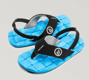 Volcom - Little Youth Recliner Sandals | Marina Blue