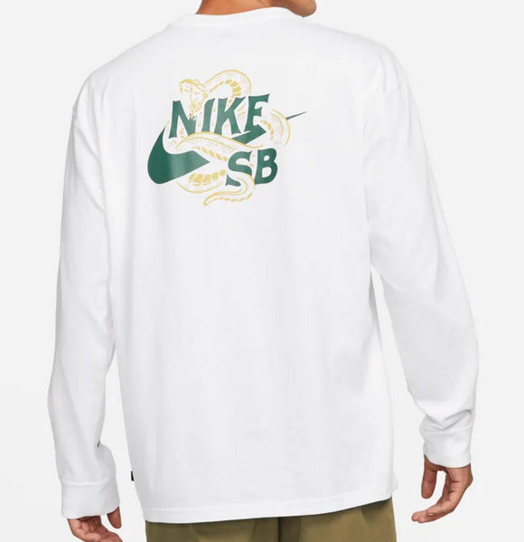 Nike SB - Snaked L/S Tee | White