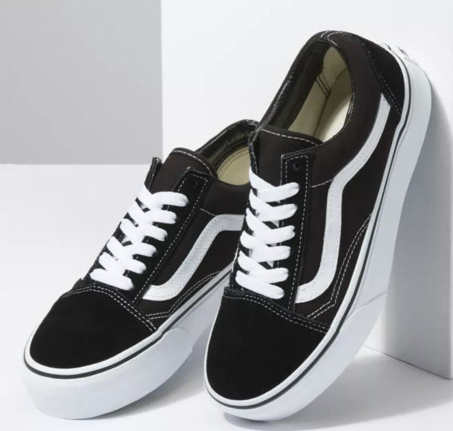 Vans Old Skool Platform Shoes Black