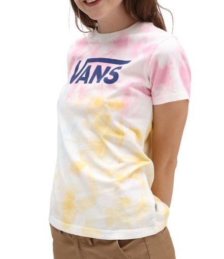 Vans - Logo Wash Crew Tee | Cradle Pink – Plusskateshop.com