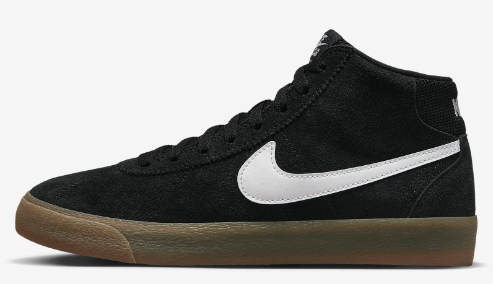 nike blazer hi suede black