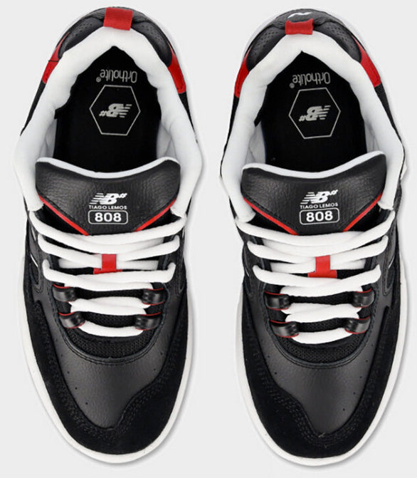 New Balance - Numeric Tiago Lemos 808 Shoes | Black Red
