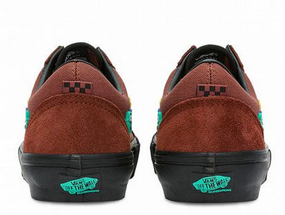 madras Gum Overtræder Vans - Skate Old Skool Shoes | Brown Black (Frog Skateboards) –  PlusSkateshop.com