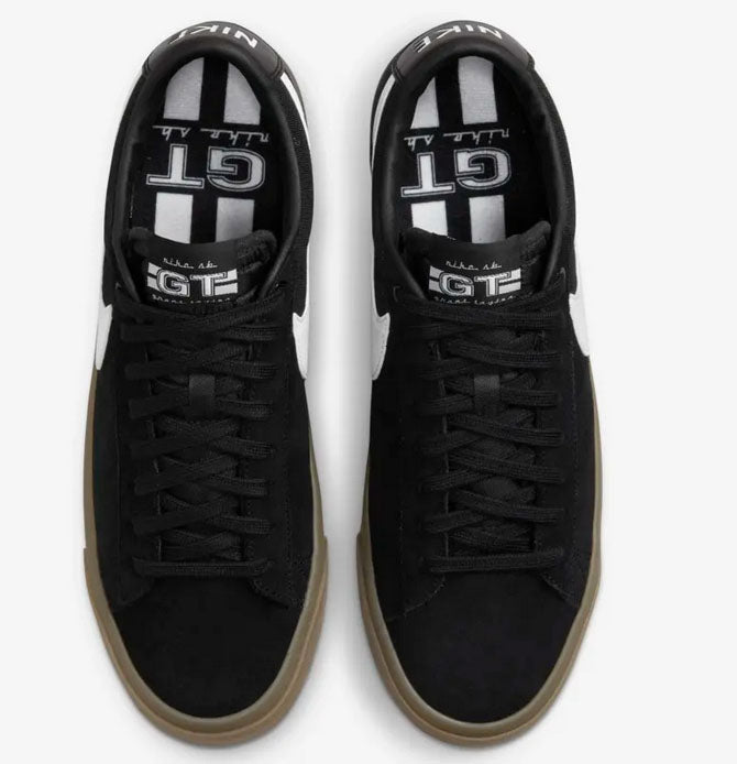 Nike SB Blazer Low Pro GT Shoes Black Gum Plusskateshop