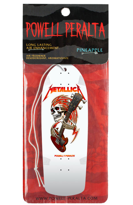 Powell Peralta - Metallica Collab Air Freshener | White