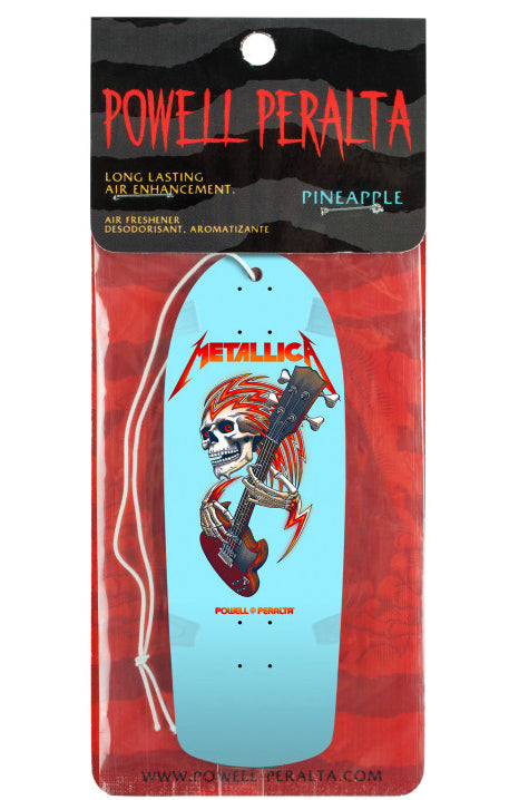 Powell Peralta - Metallica Collab Air Freshener | Light Blue