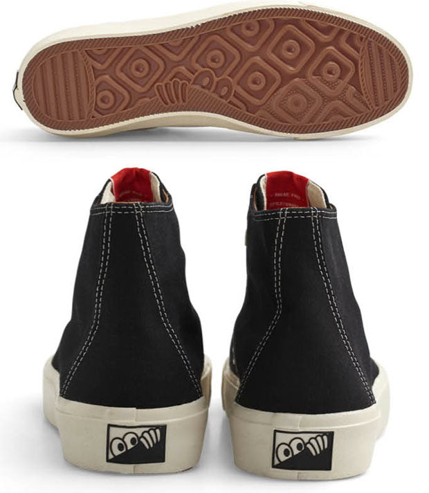 Last Resort AB - VM003 Canvas Hi Shoes | Black White