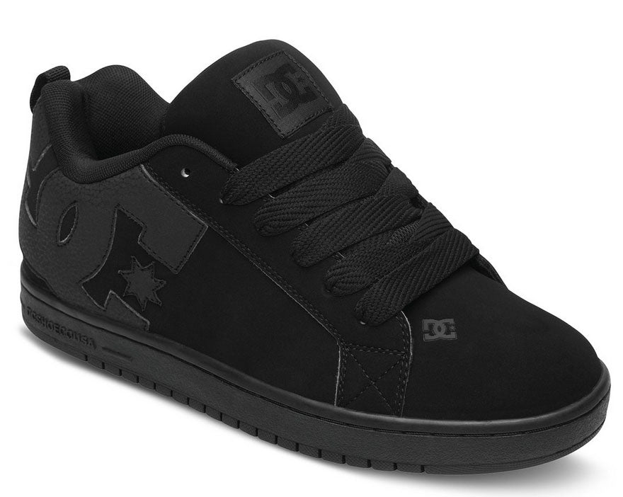 DC Court Graffik Shoes Black Black Plusskateshop