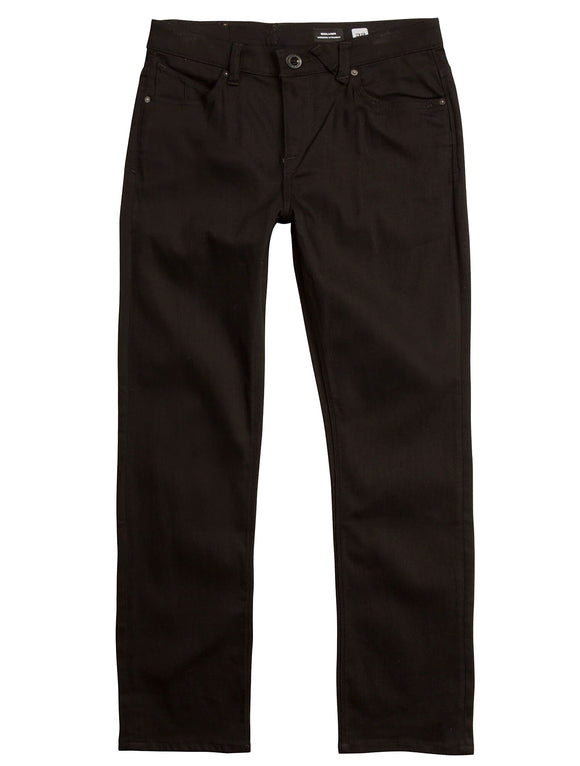 Volcom - Solver Modern Fit Jeans | Black on Black