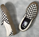 Vans - BMX Slip-On Shoes | Black Dark Gum (Checkerboard)