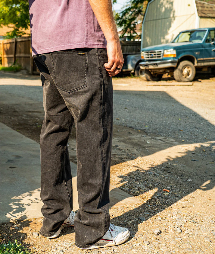 Volcom Solver Modern Fit Jeans Blackout - Main Image