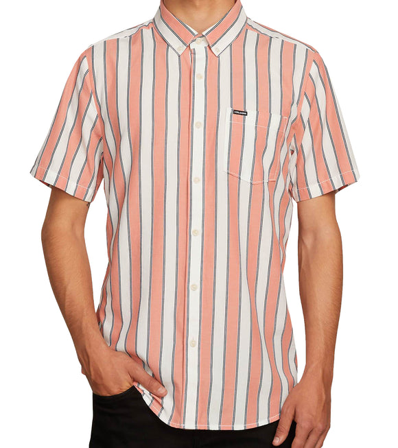 Volcom - The Bold Stripe S/S Shirt | White Flash