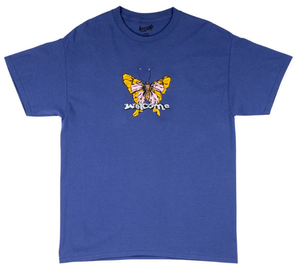 Welcome - Butterfly Tee | Blue
