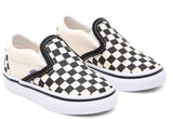 Vans - Toddler Slip-On Shoes | Black (Checkerboard)