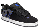 DC - Court Graffik Shoes | Black Blue Grey