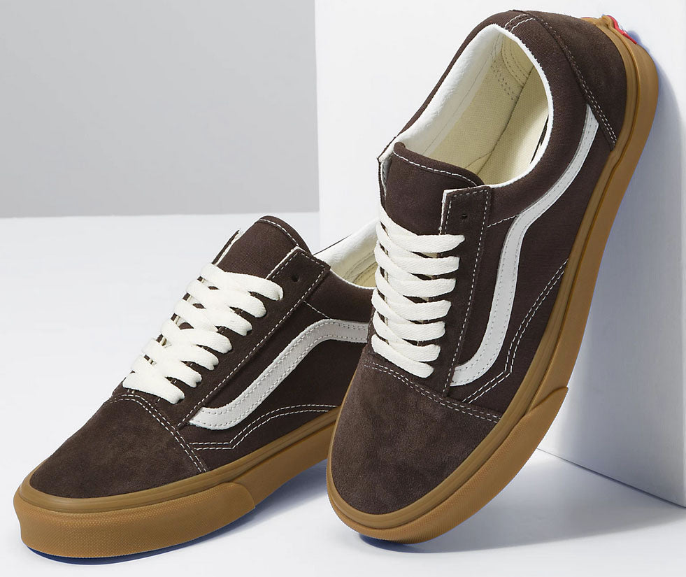 Vans Old Skool Shoes Chocolate Vintage Gum