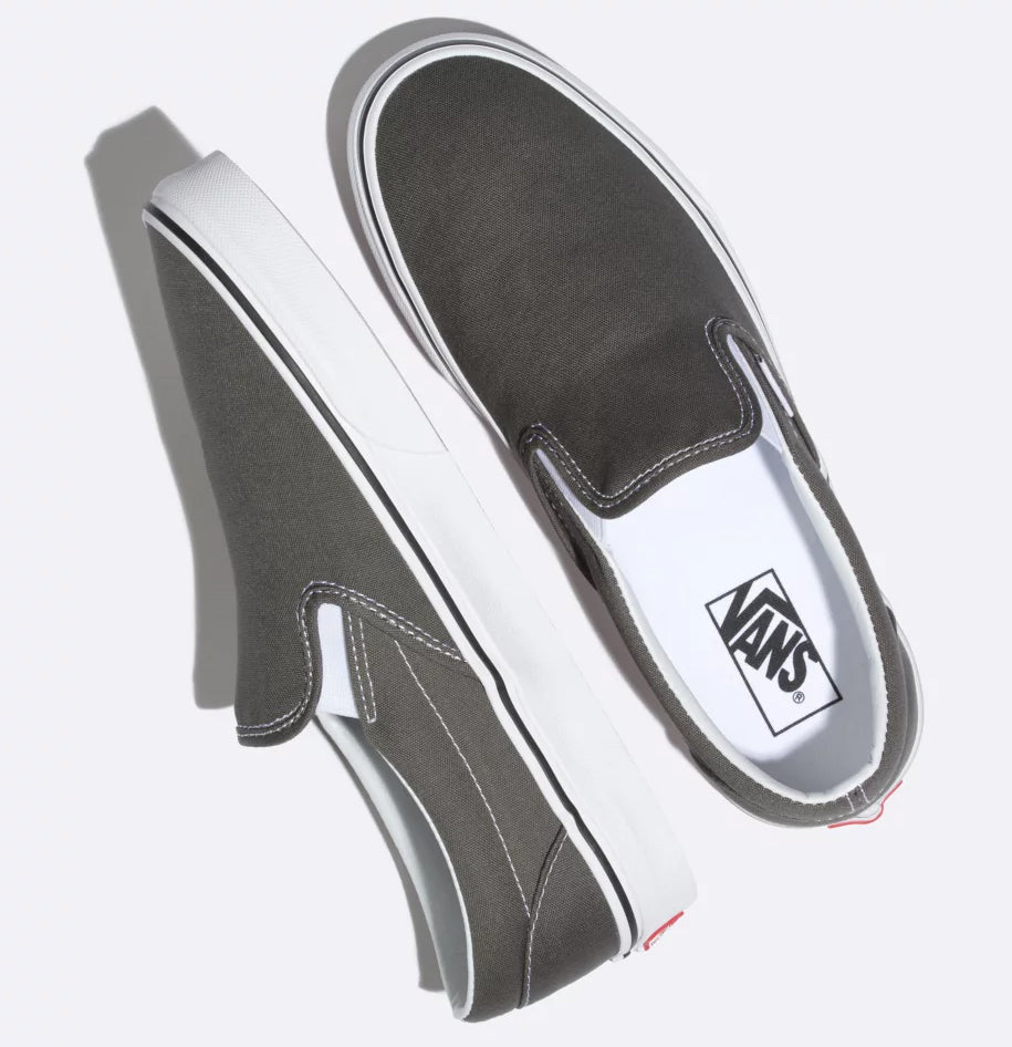 Vans Classic Slip On Shoes Charcoal