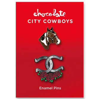 Chocolate - City Cowboys Enamel Pin Set