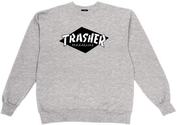 Thrasher - Trasher Logo Crew Sweatshirt | Gray