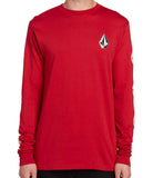 Volcom - Deadly Stones L/S Tee | Engine Red