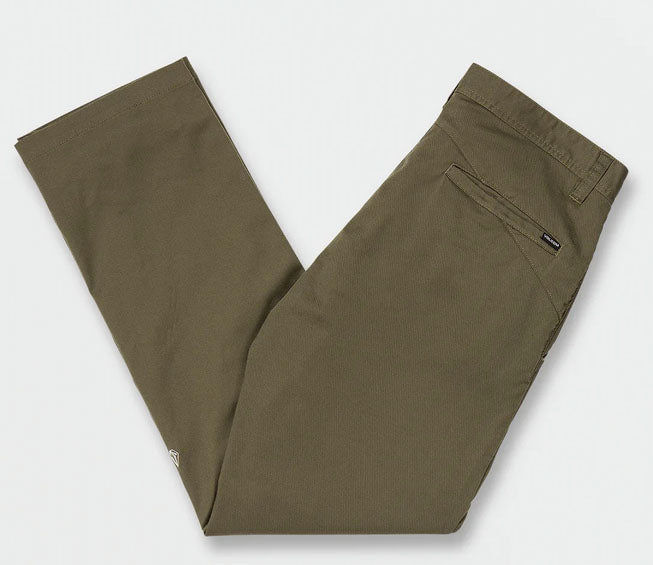 Volcom - Frickin Regular Stretch Chino Pants | Military Volcom - Frickin Regular Stretch Chino Pants | Military