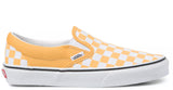 Vans - Classic Slip-On Shoes | Flax White (Checkerboard)
