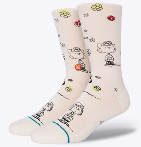 Stance - Peanuts 'Girl Power' Socks | Off White