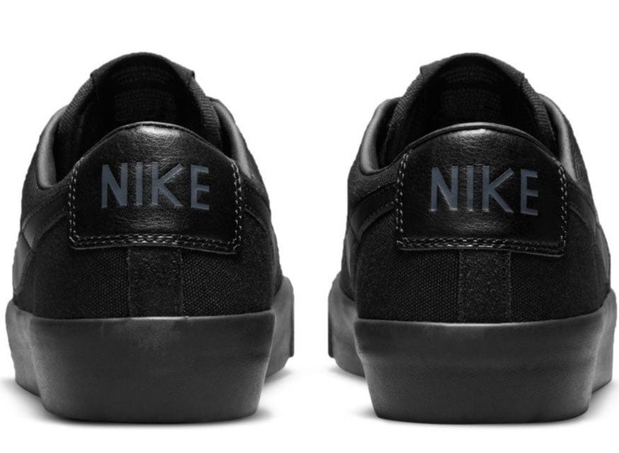 nike blazer low black suede