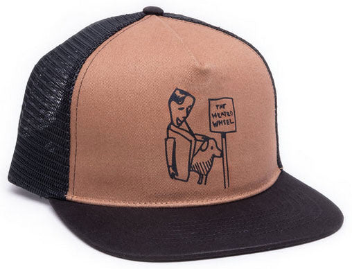 The Heated Wheel - Dog Walk Snapback Hat | Brown