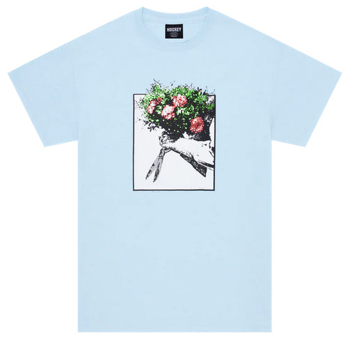 *新作アイテム23'* Hockey Roses Tee Hockey - Roses Tee | Light Blue – Plusskateshop.com