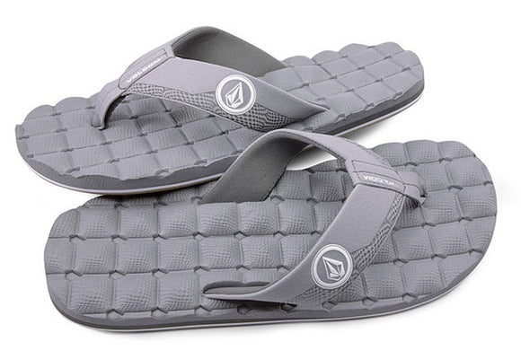 Volcom - Recliner Sandals | Light Grey