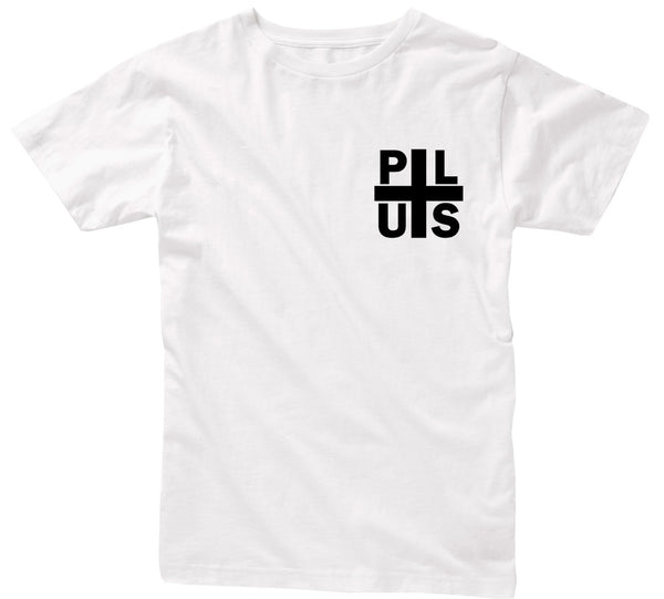 Plus - Open Block Tee | White – Plusskateshop.com