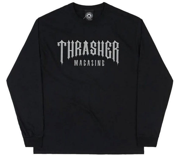 Thrasher - Low Low Logo L/S Tee | Black