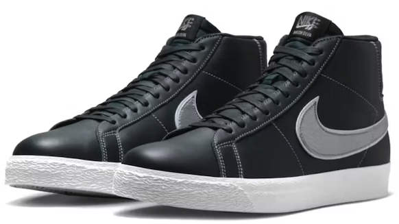 Nike SB Blazer Mid QS Shoes Blackened Blue Mason Silva