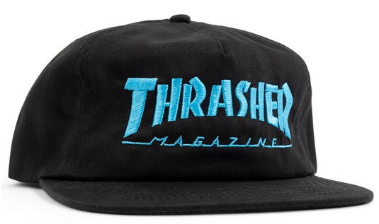 Thrasher - Mag Logo Snapback Hat | Black Blue