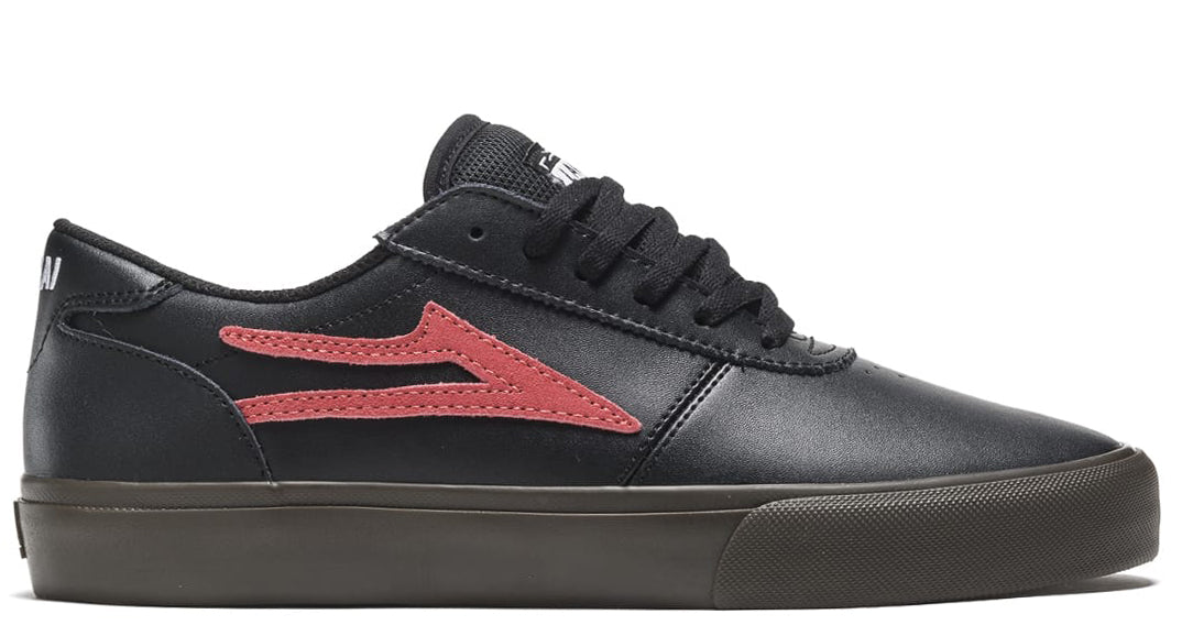 Lakai - Manchester Shoes | Black Dark Gum – Plusskateshop.com