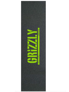 Grizzly - Santiago Stamp 9" Griptape | Black Green