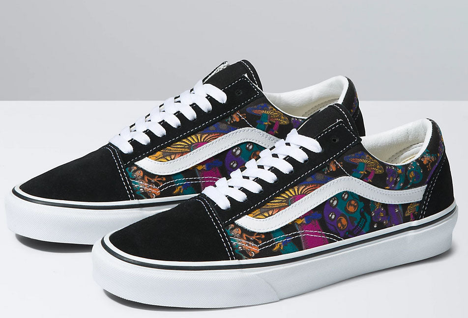 Vans Old Skool Shoes Black Multi Trippy Drip Plusskateshop