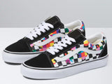 Vans - Old Skool Shoes | Black (Floral Checkerboard)