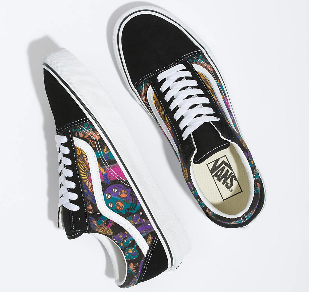Vans Old Skool Shoes Black Multi (Trippy Drip) - Main Image