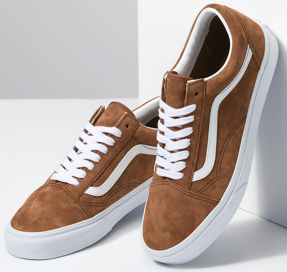 Vans Shoes Suede Vans Brown Shop Vans Skate Old Skool Shoes (brown