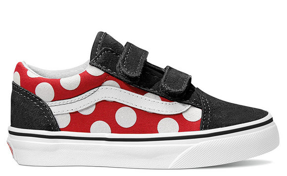 Red and white polka dot vans Clearance