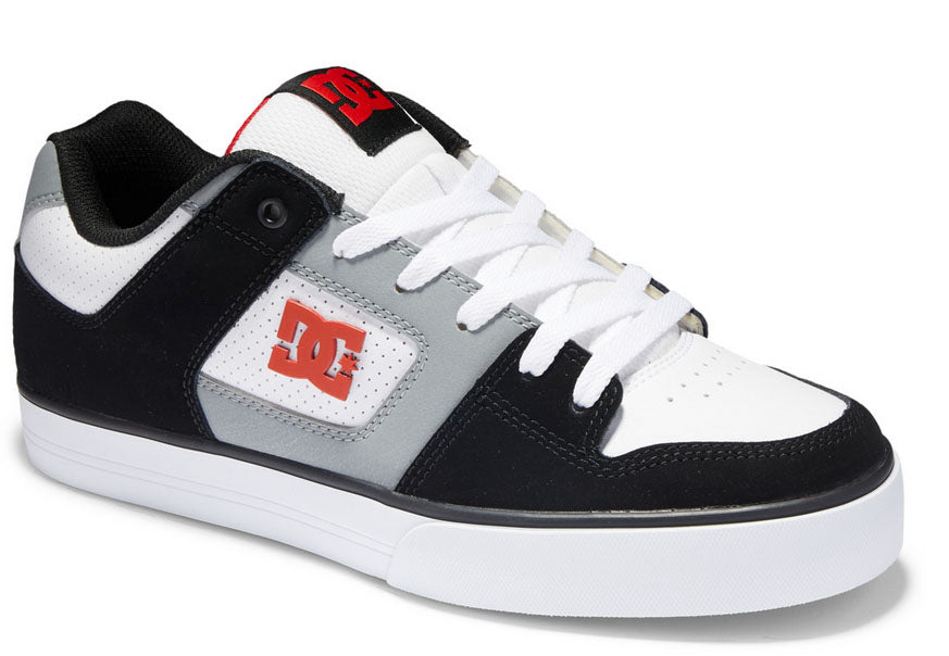 DC - Pure Shoes | Black White Grey – Plusskateshop.com