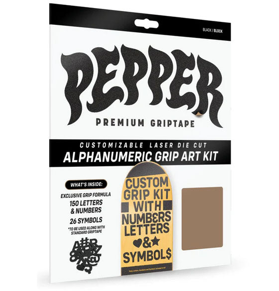 Pepper - Alphanumeric Custom Griptape Kit