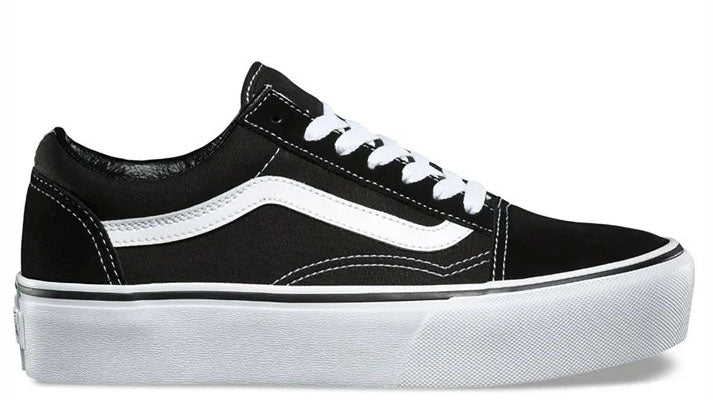 VANS★OLD SKOOL PLATFORM 厚底 スニーカー★BLACK★追跡可 VANS☆OLD SKOOL PLATFORM 厚底 スニーカー☆BLACK☆追跡可