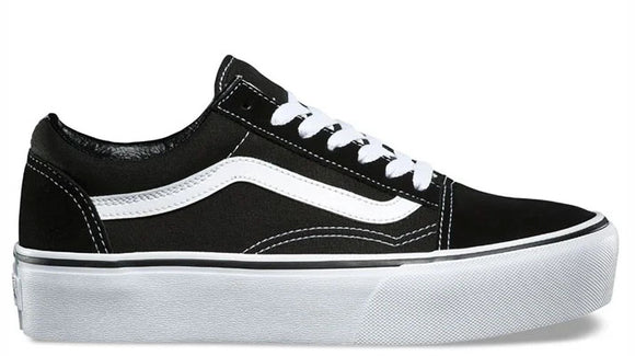 Vans Old Skool Shoes | Black – PlusSkateshop.com