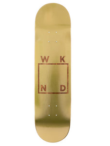 WKND - Gold Plated Logo 7.75" Deck