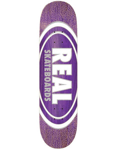 Real - Oval Pearl Patterns 8.38" Deck | Purple Stain