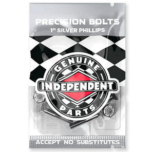 Independent - 1" Phillips Mounting Hardware | Silver & Black